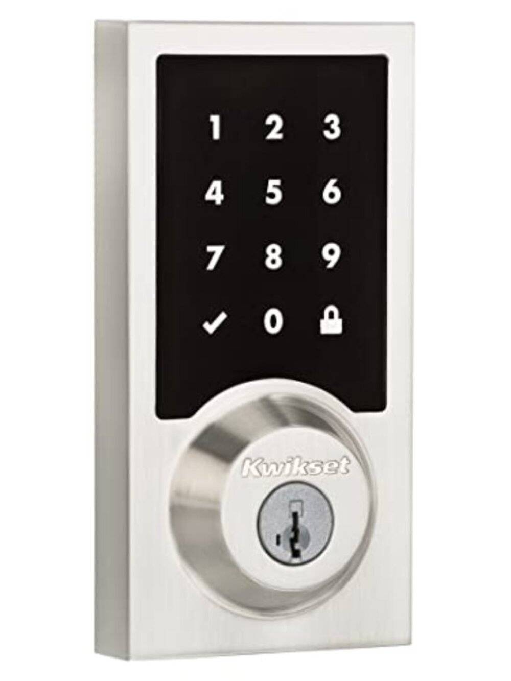 Kwikset SmartCode 916 Z-Wave Smart Lock Satin Nickel